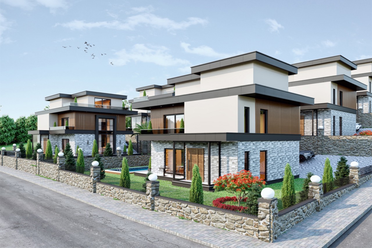  Kocaeli’nin En İhtişamlı Modern Villa Projesi: Natural Garden By Dedesan 