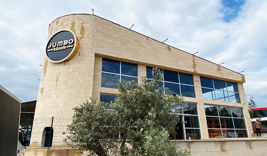 Jumbo Künefe, merkez ofisini, üretim ve depo alanlarını yeni yerine taşıdı.