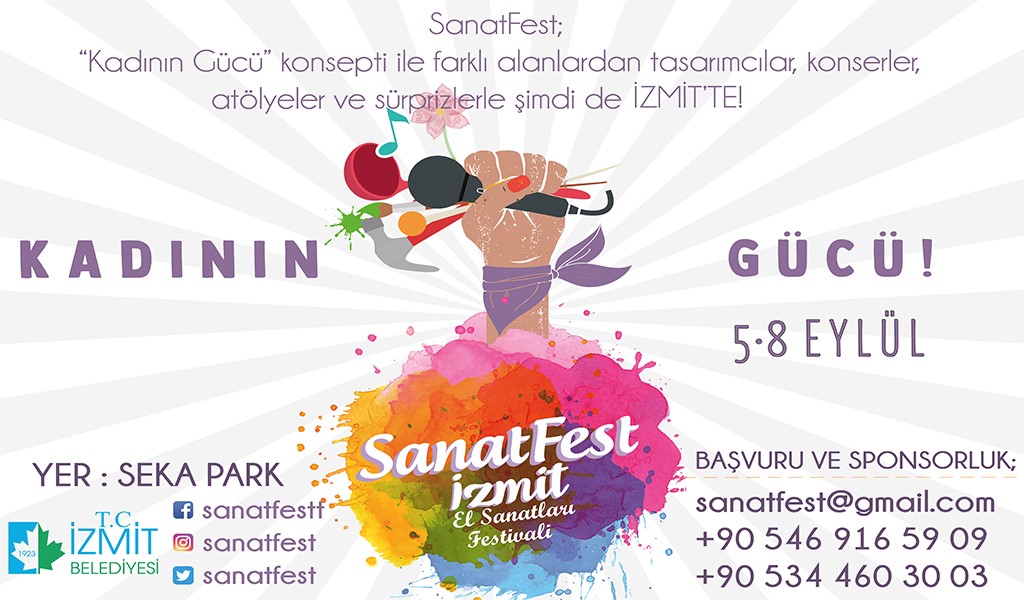 SanatFest, Kadının Gücünü İzmit’e Getiriyor